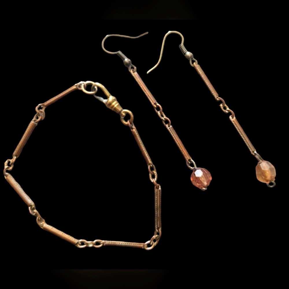 BOGO: Bracelet & Earrings Set